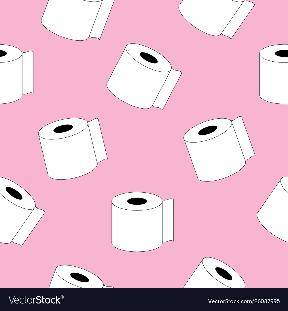 Paper towel icon pattern seamless background