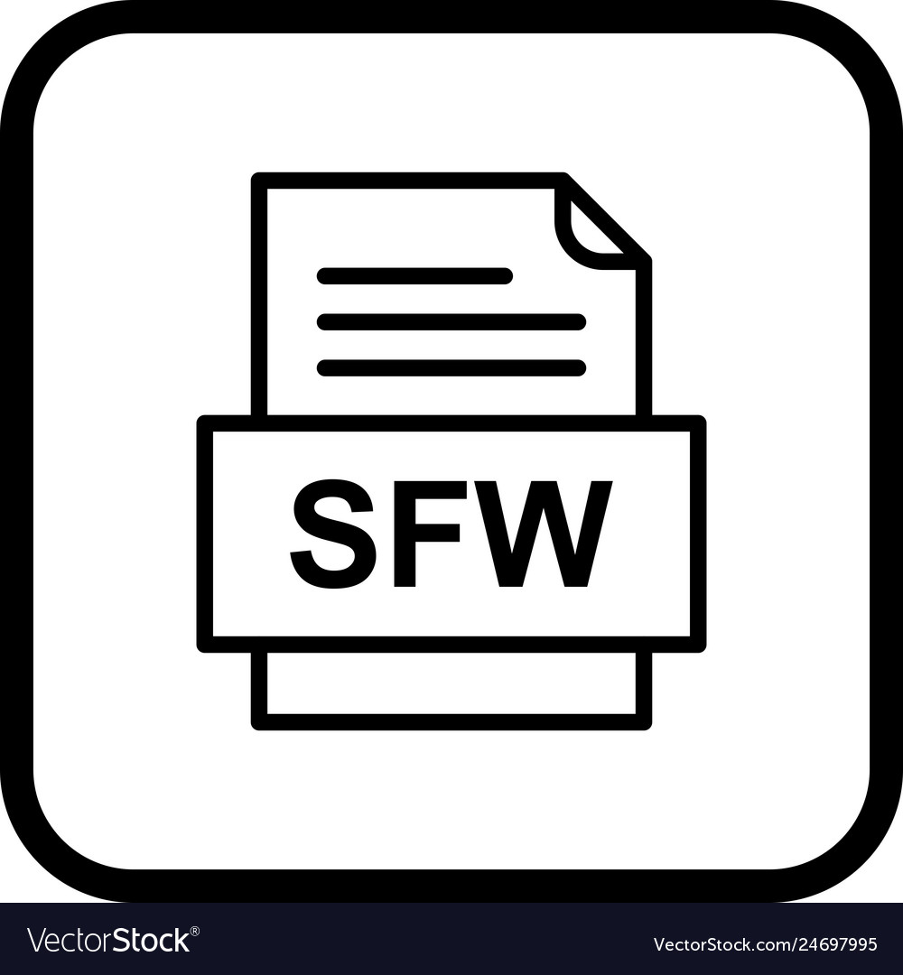 Sfw file document icon