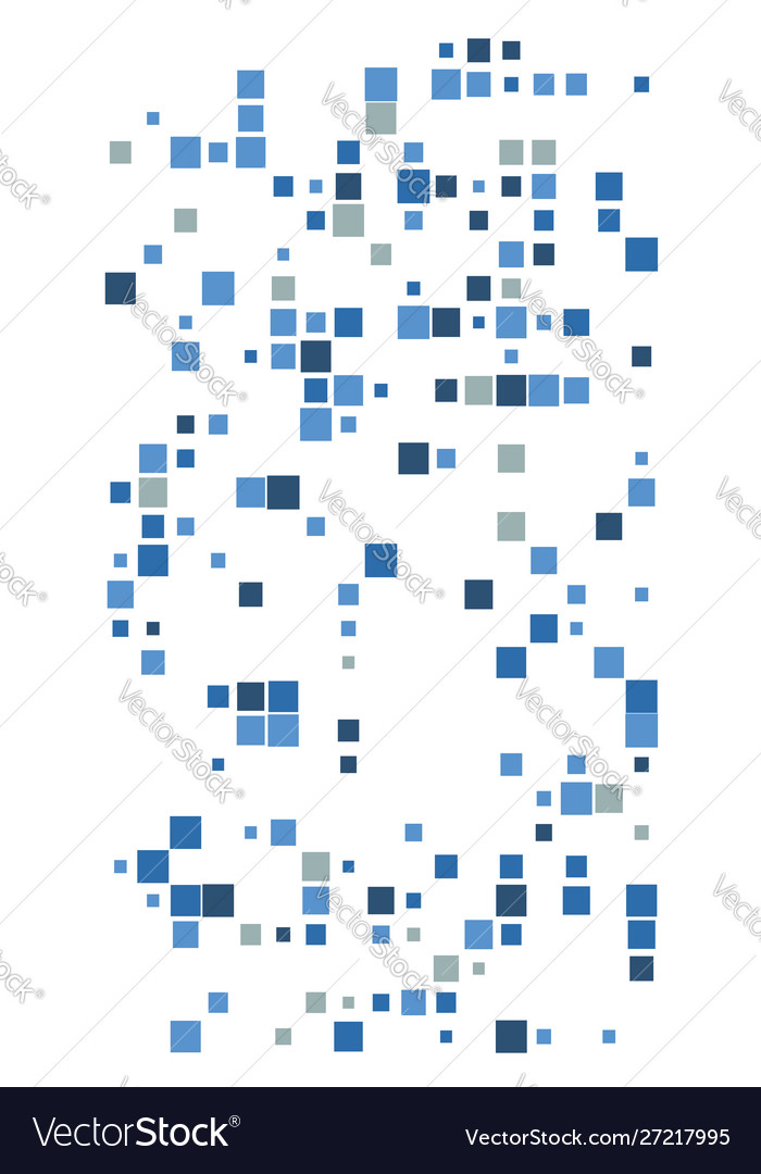 Squares pixelated block pixels random mosaic vector image Squares pixelated block pixels random mosaic