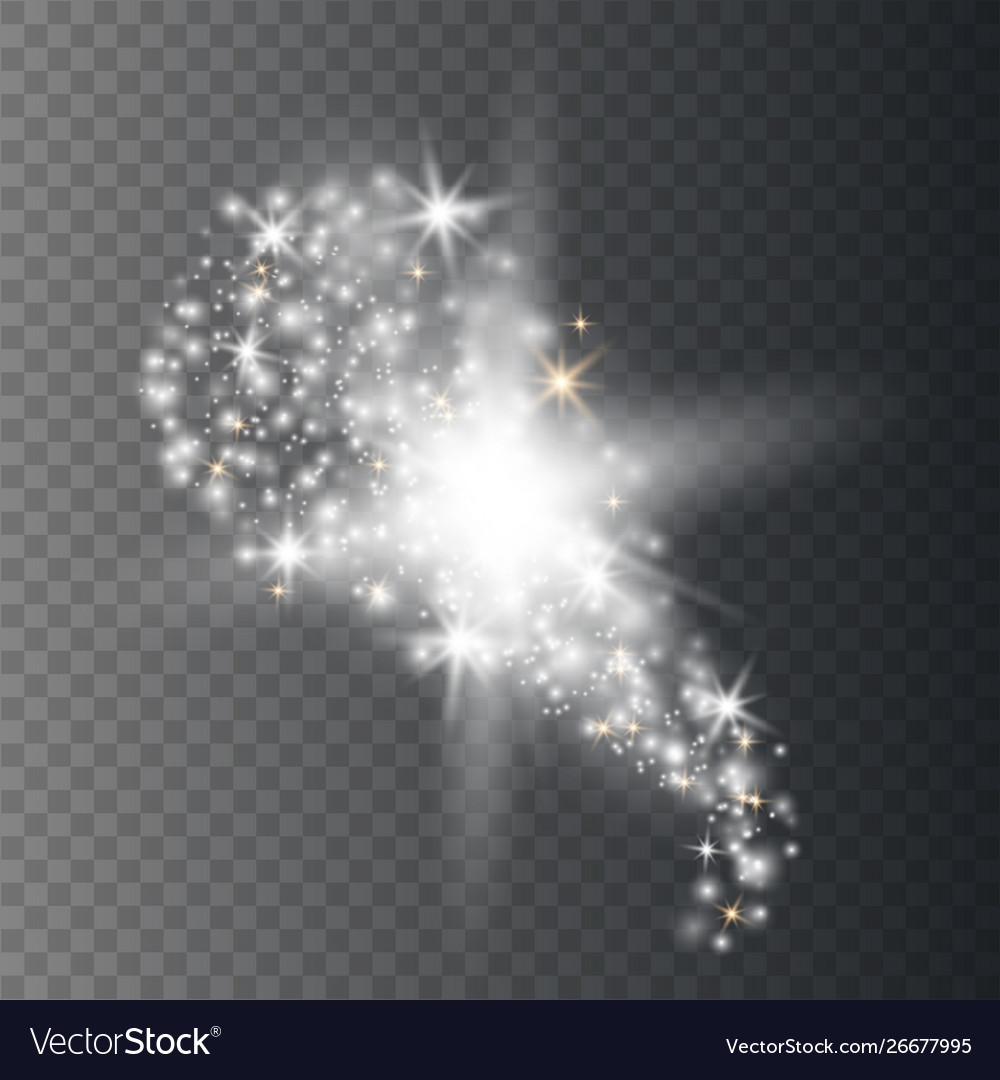 White glowing light explodes