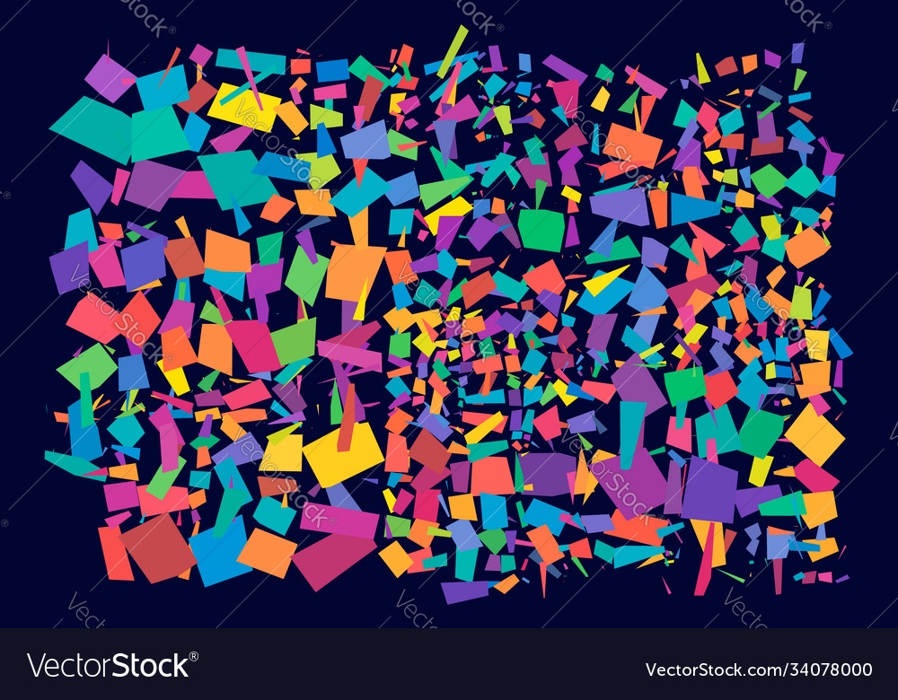 Abstract art - random geometry shapes generative vector image Abstract art - random geometry shapes generative