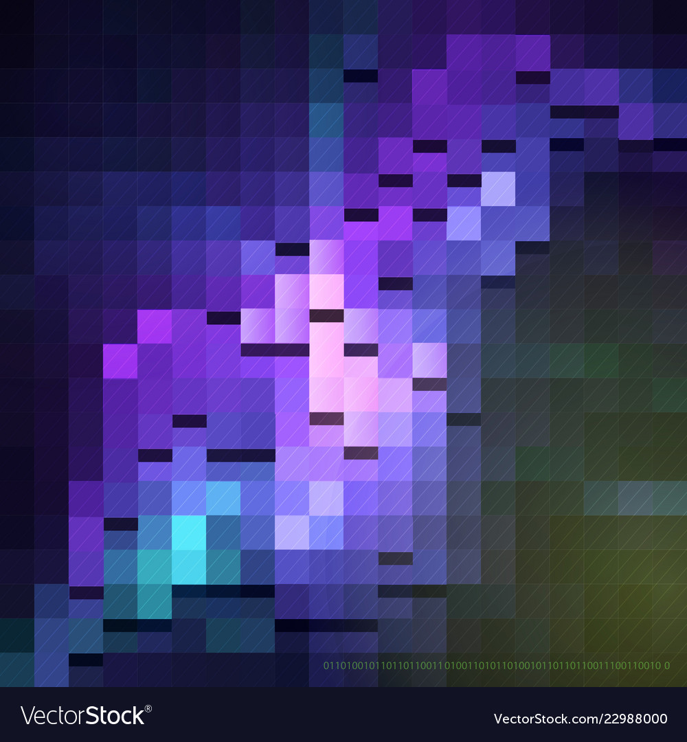 Abstract tech square background Vector Image Abstract tech square background
