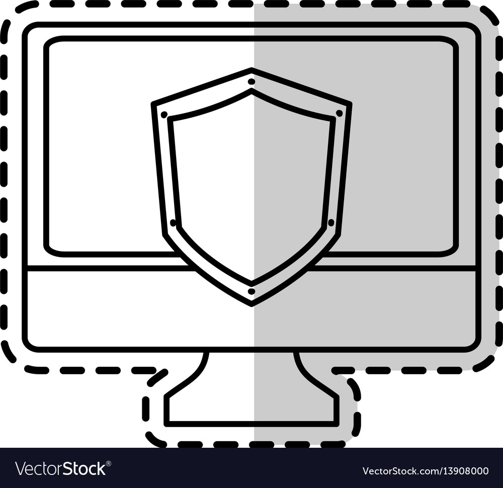 Antivirus icon image Royalty Free Vector Image