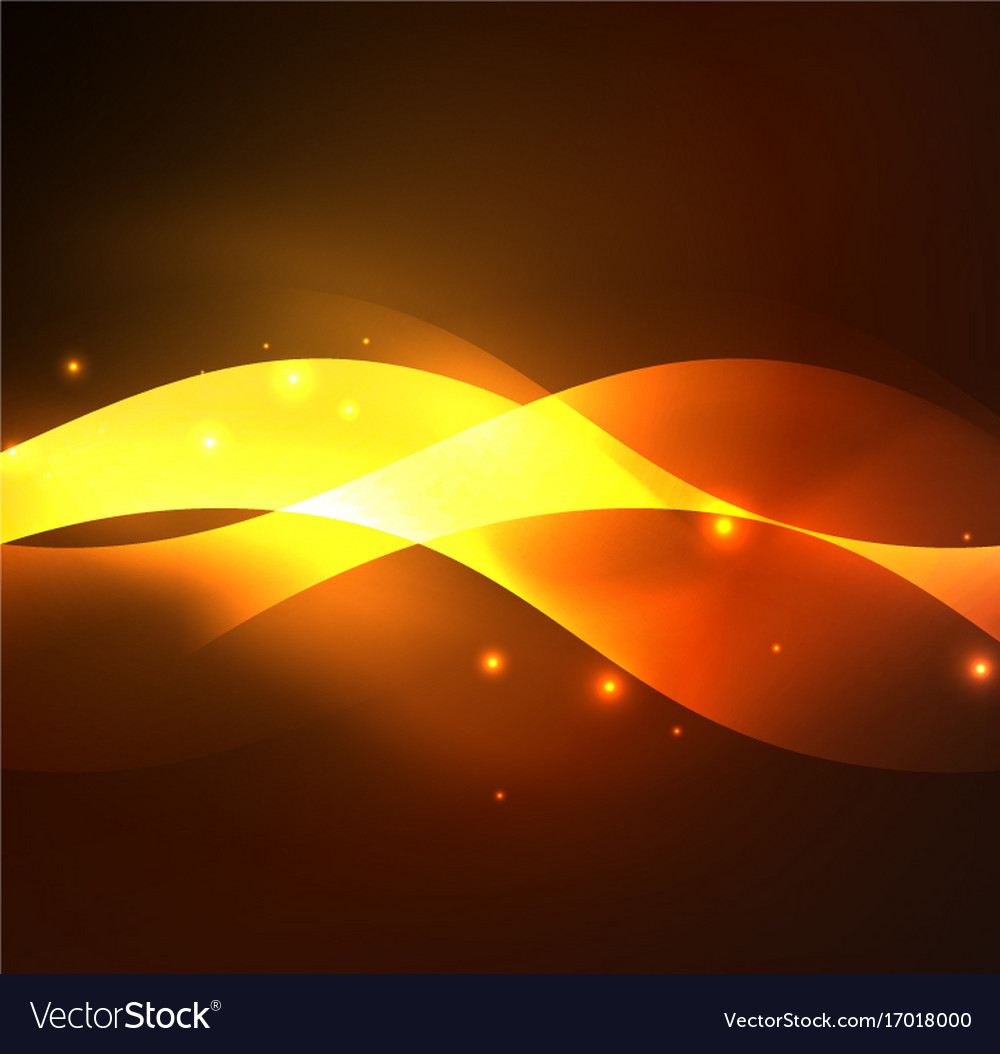 Illuminated Neon Waves Royalty Free Vector Image