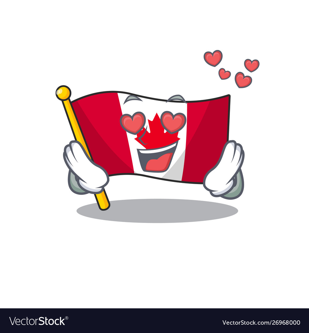 In love flag canadian wird Cartoonschrank gespeichert