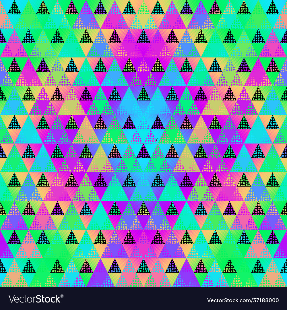 Seamless pattern background a triangles Vector Image Seamless pattern background a triangles