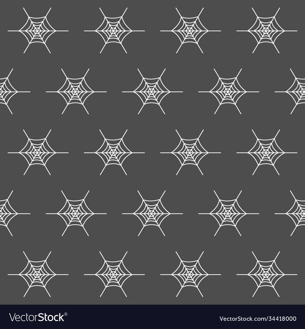 Spider web seamless pattern
