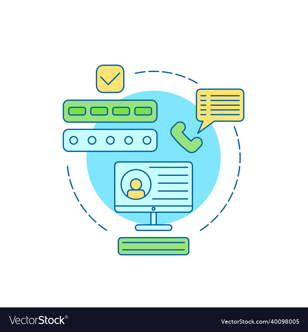 Account login line icon new user register vector image Account login line icon new user register