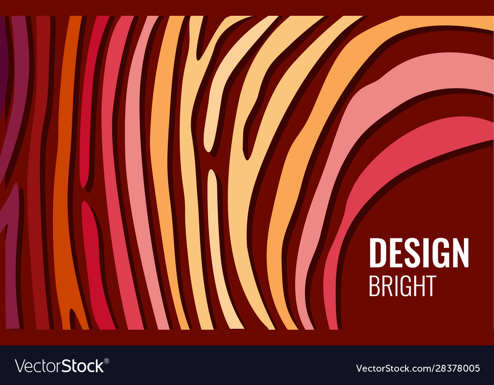 Bright red horizontal abstract background color vector image Bright red horizontal abstract background color
