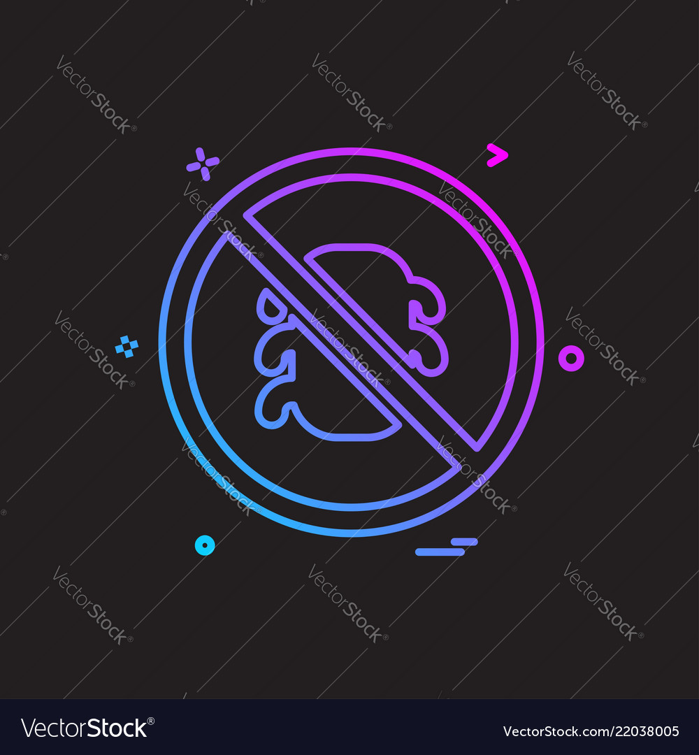 Bug not allowed icon design