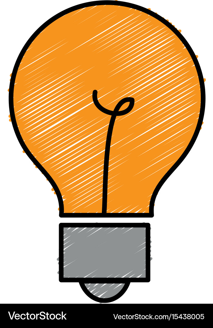 Bulb light isolated icon Royalty Free Vector Image