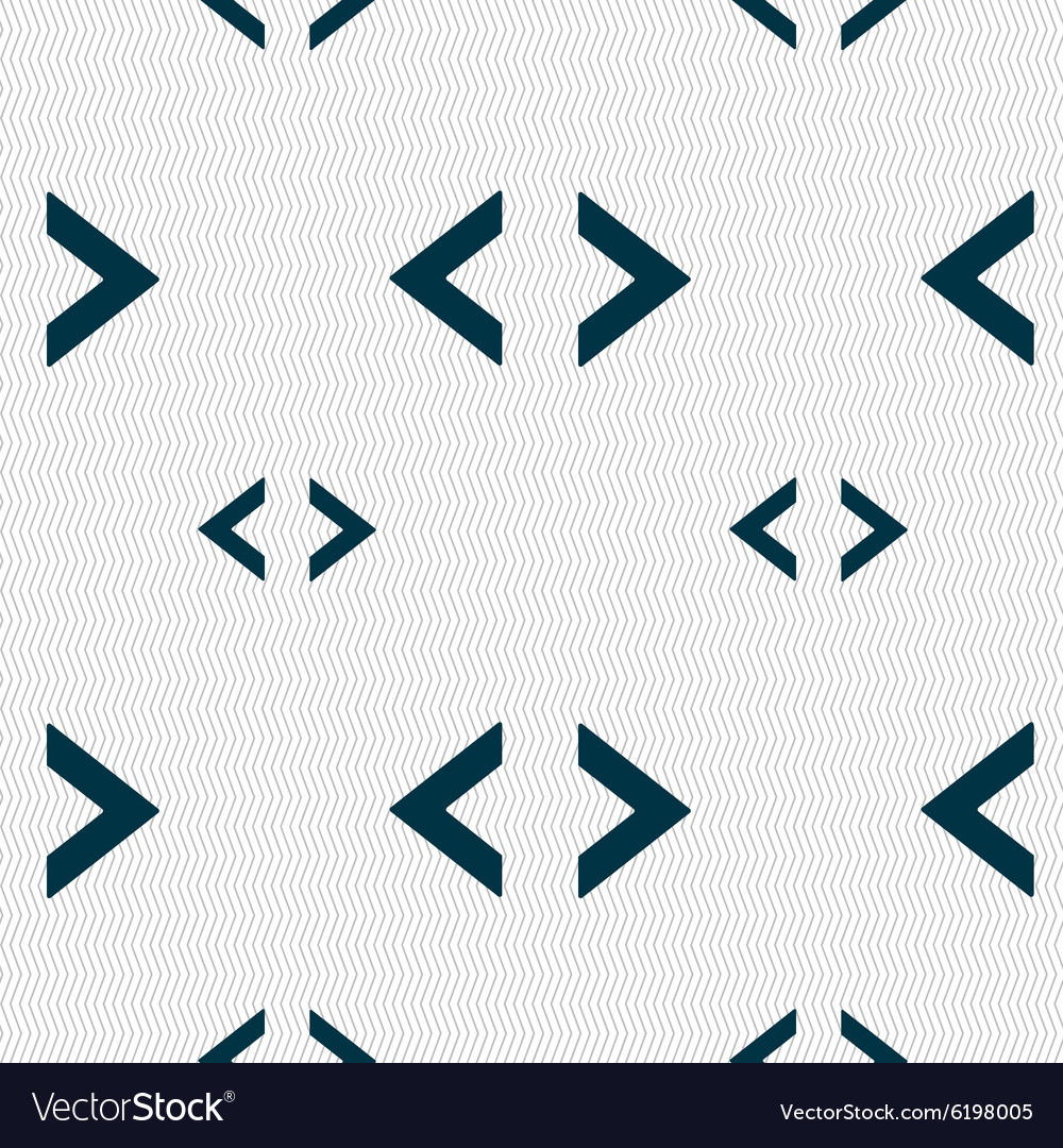Code sign icon programmer symbol seamless pattern