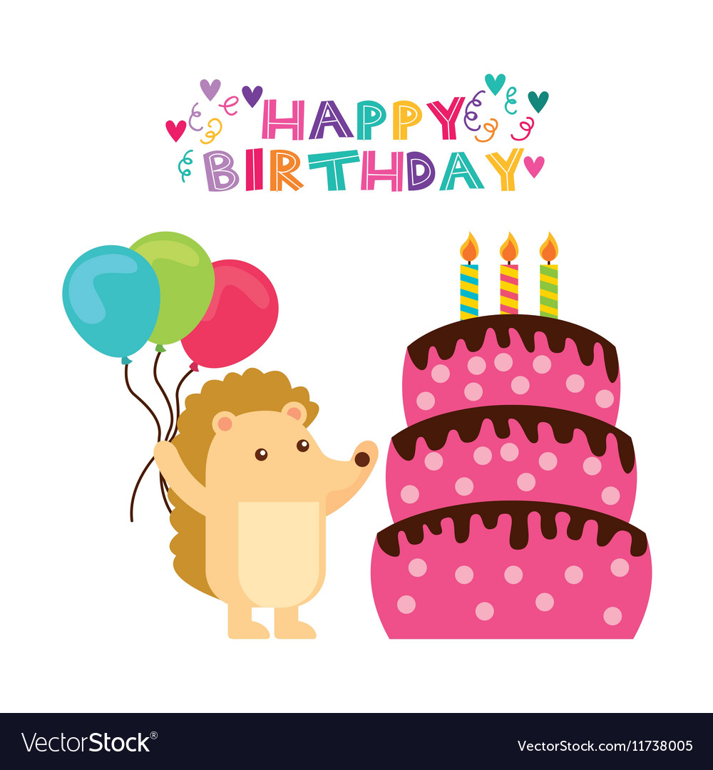 Happy birthday design Royalty Free Vector Image