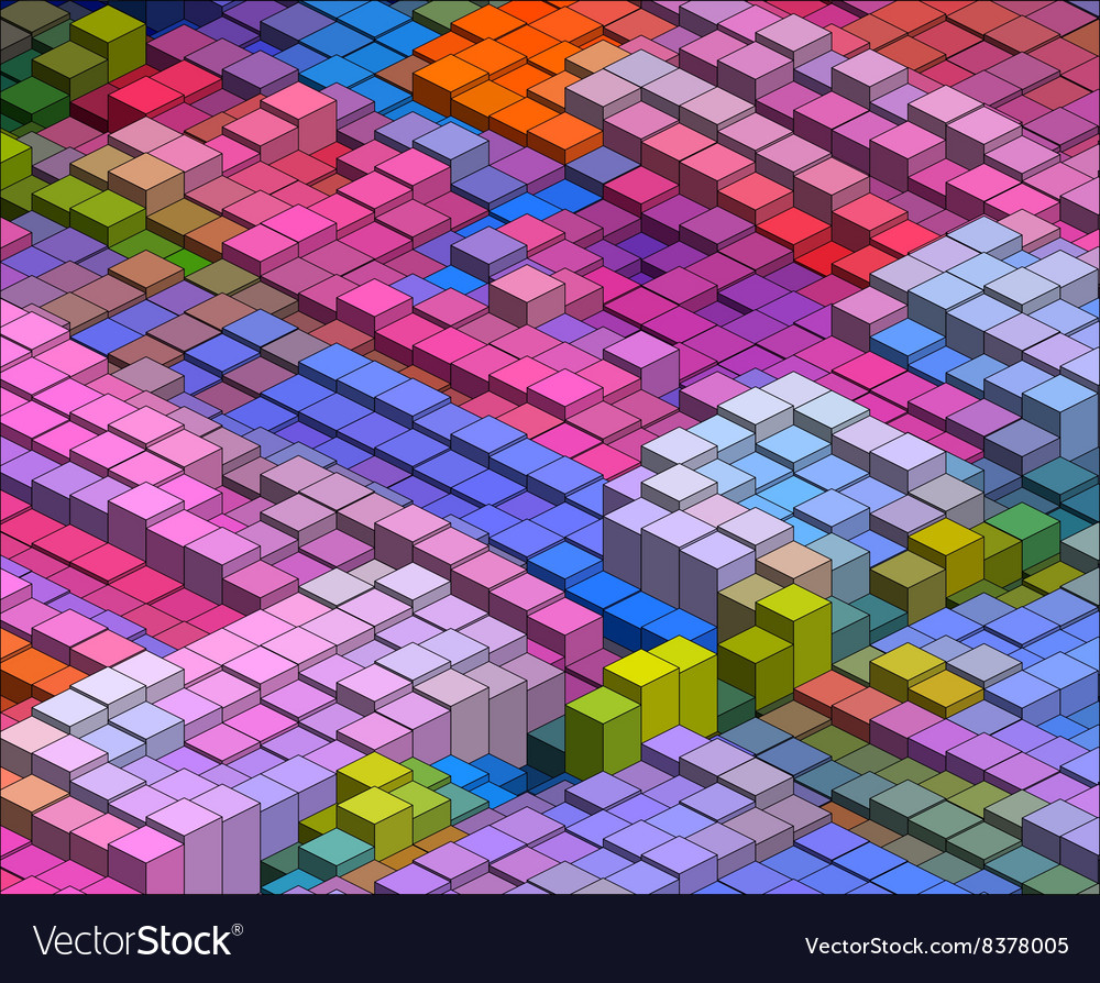 Isometric pattern Royalty Free Vector Image - VectorStock