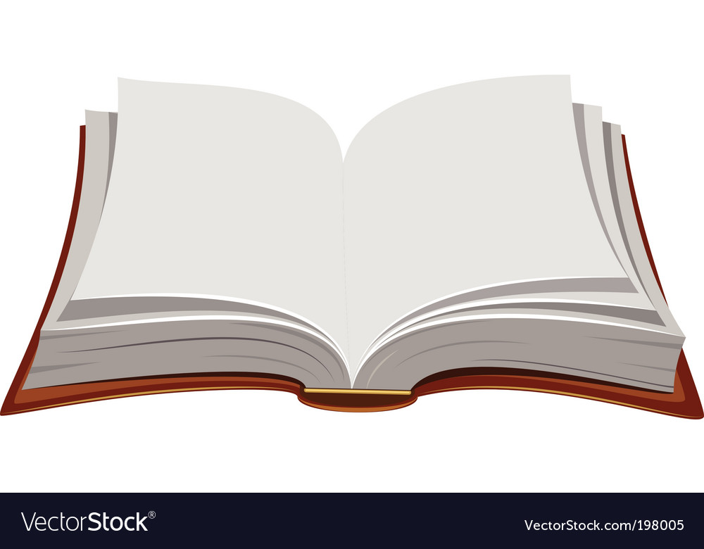 Open book Royalty Free Vector Image - VectorStock