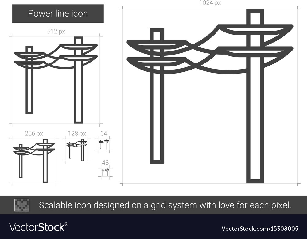 Power Line Icon