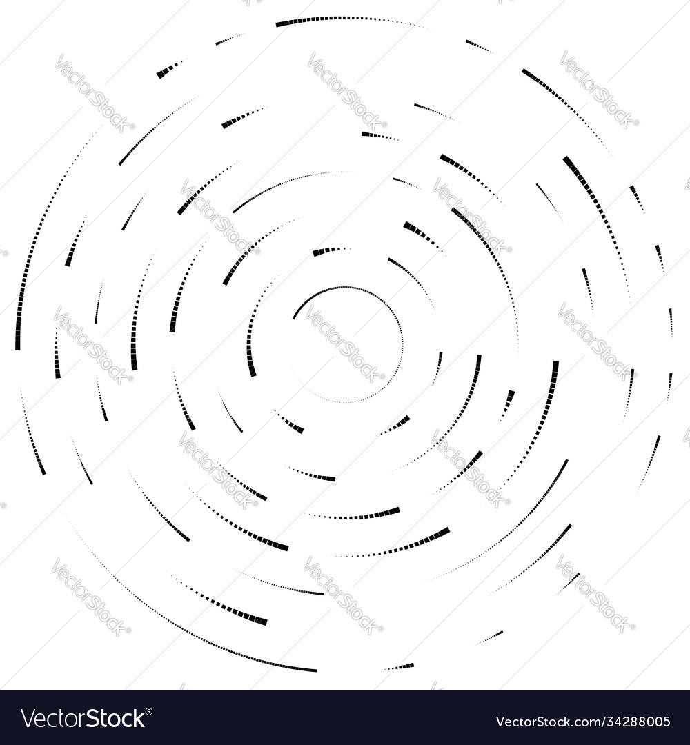 Radial radiating lines abstract burst element vector image Radial radiating lines abstract burst element