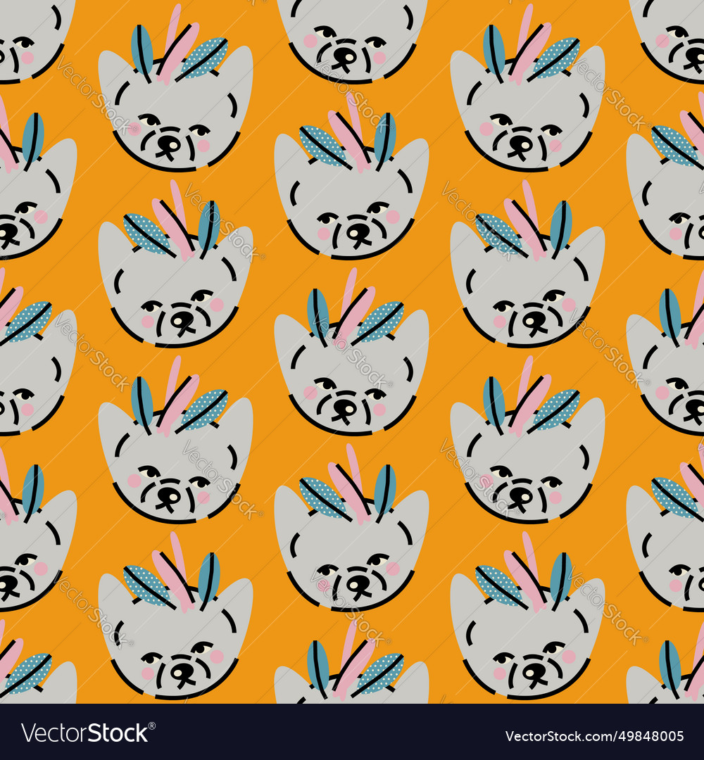Seamless pattern background print design