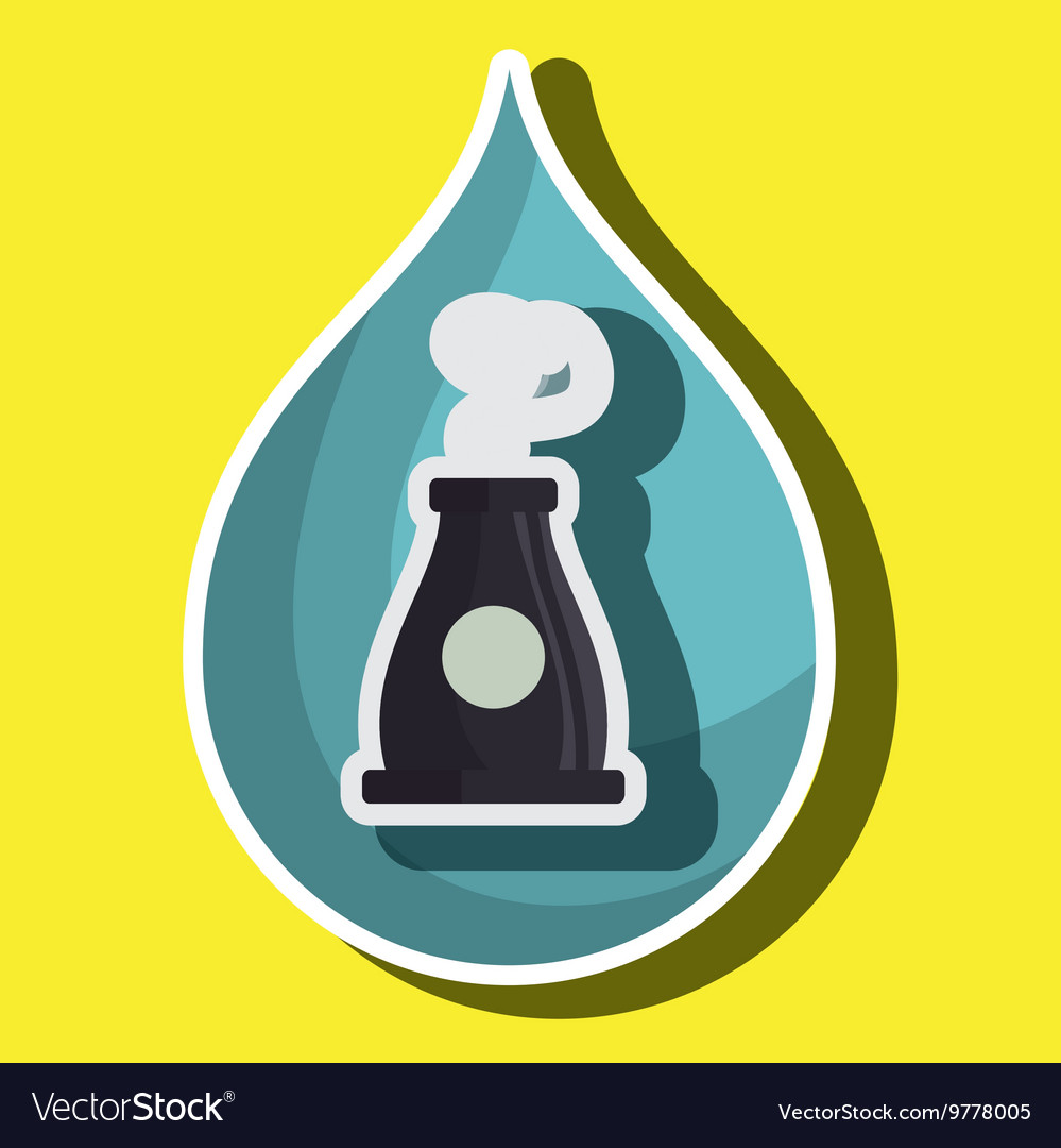 Symbol of reactor isolated icon design