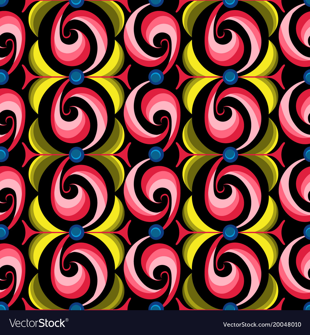 Abstract color vertical seamless waves pattern