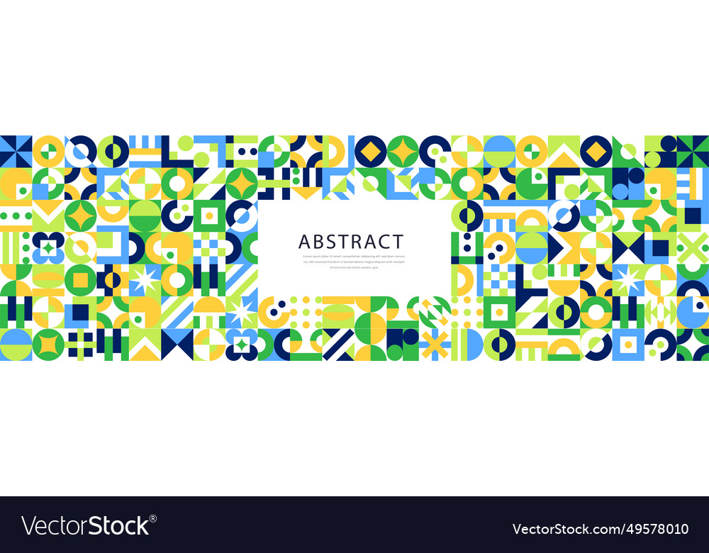 Abstract geometric figures background