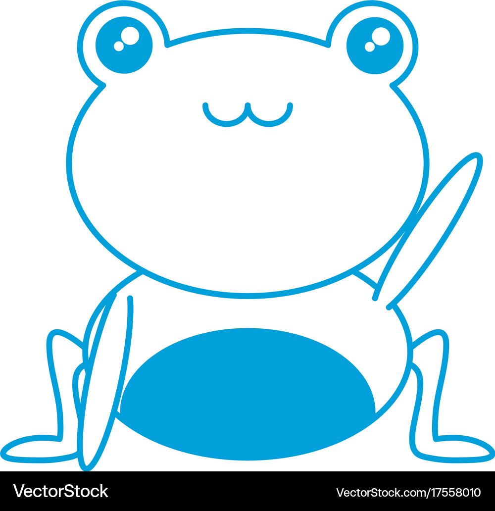 Cute frog icon Royalty Free Vector Image - VectorStock