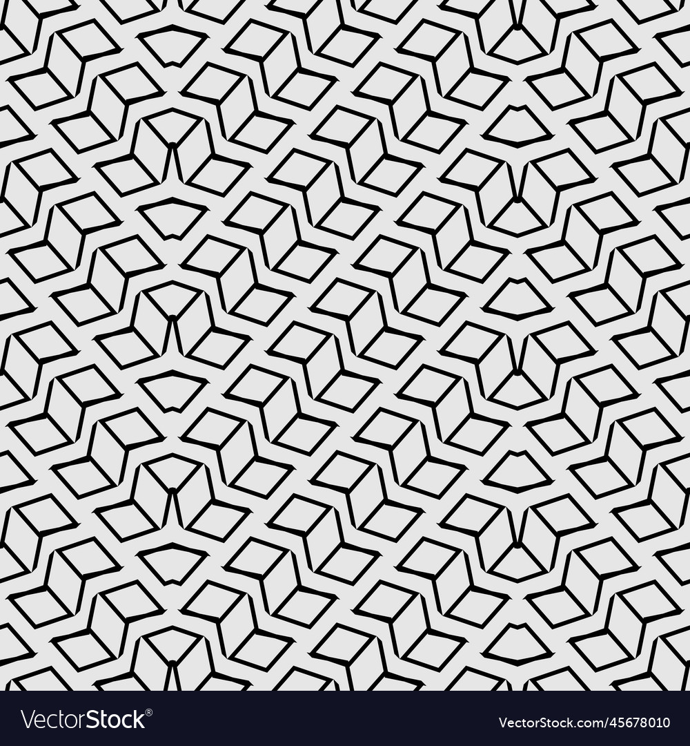 Geometric abstract seamless pattern with zigzag vector image Geometric abstract seamless pattern with zigzag
