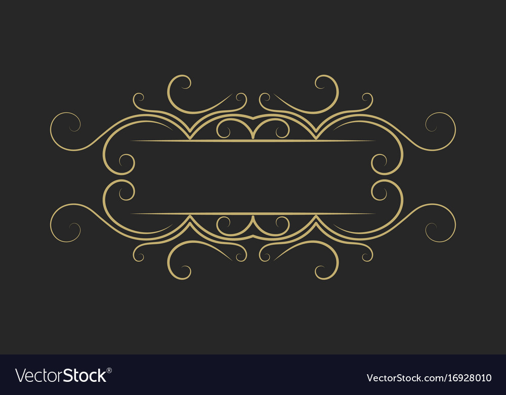 Hand drawn decorative border Royalty Free Vector Image