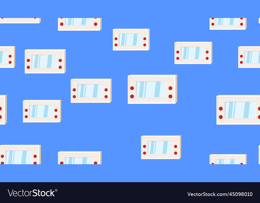 Seamless pattern endless with handheld game Vector Image Seamless pattern endless with handheld game