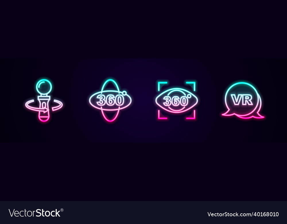Set line vr controller game 360 degree view