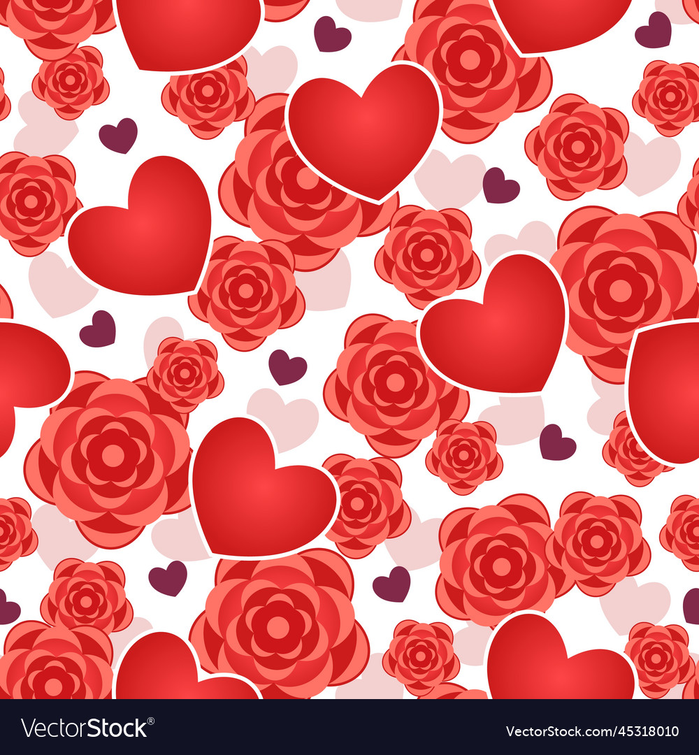 Valentines Day Seamless Pattern Royalty Free Vector Image 5503