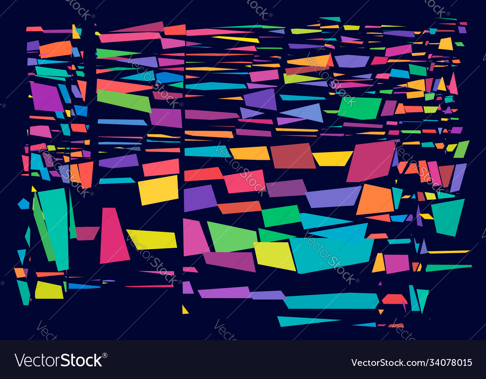 Abstract art - random geometry shapes generative vector image Abstract art - random geometry shapes generative