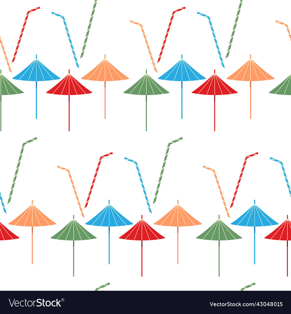 Bright summer pattern with an abstract image vector image Bright summer pattern with an abstract image
