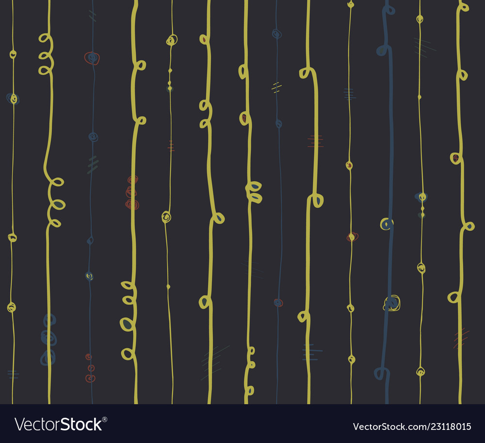 Doodle lines vertical seamless background