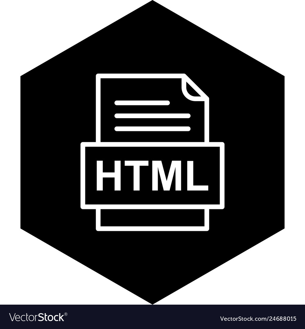 Html file document icon