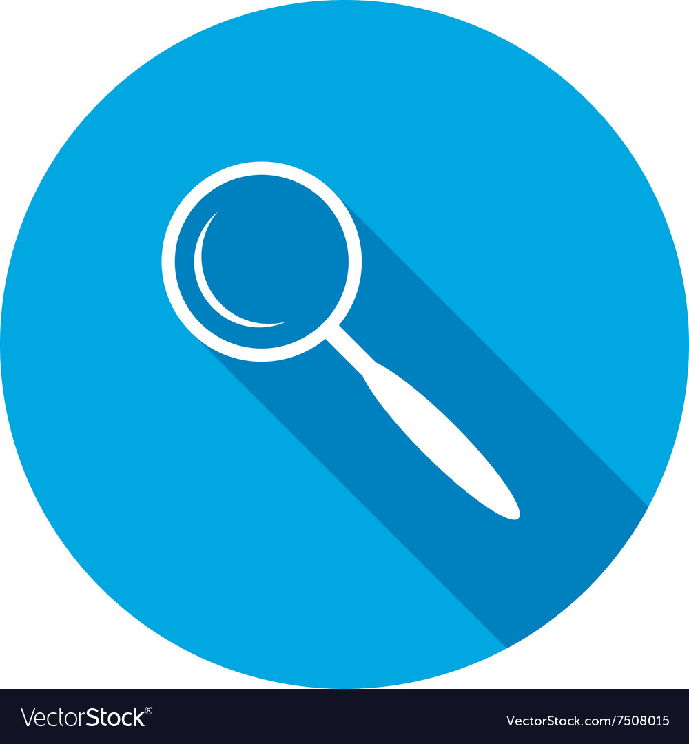 Magnifying glass symbol search icon