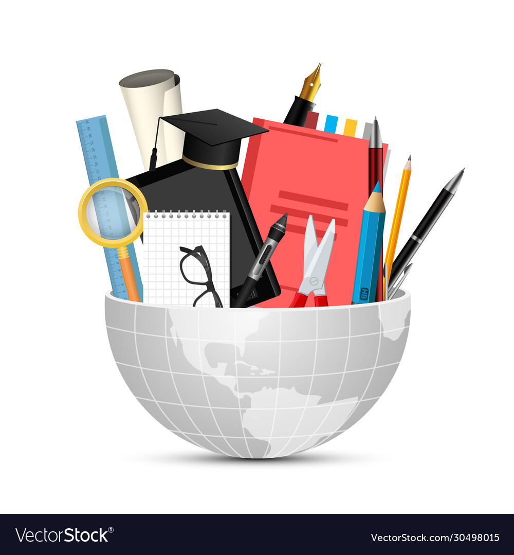 World Education Royalty Free Vector Image Vectorstock World Education Royalty Free Vector Image Vectorstock