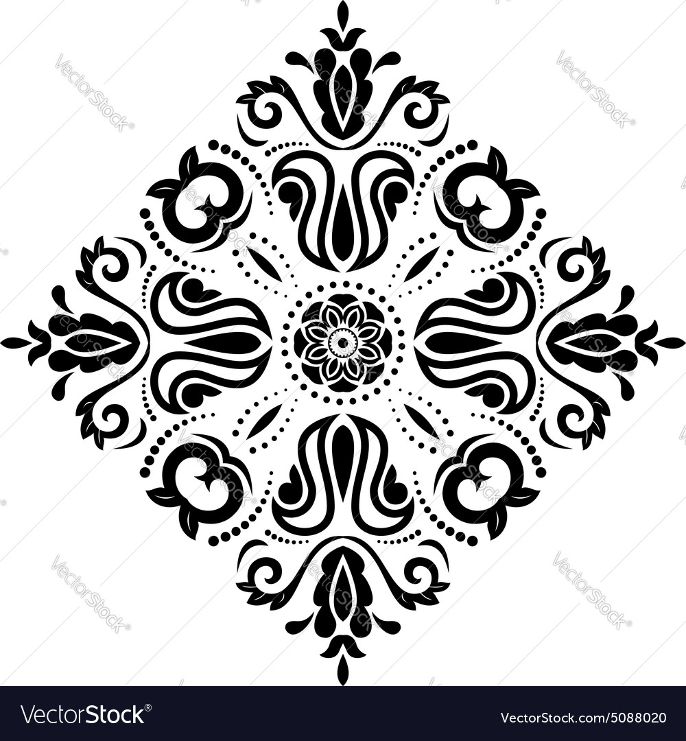 Damask orient pattern