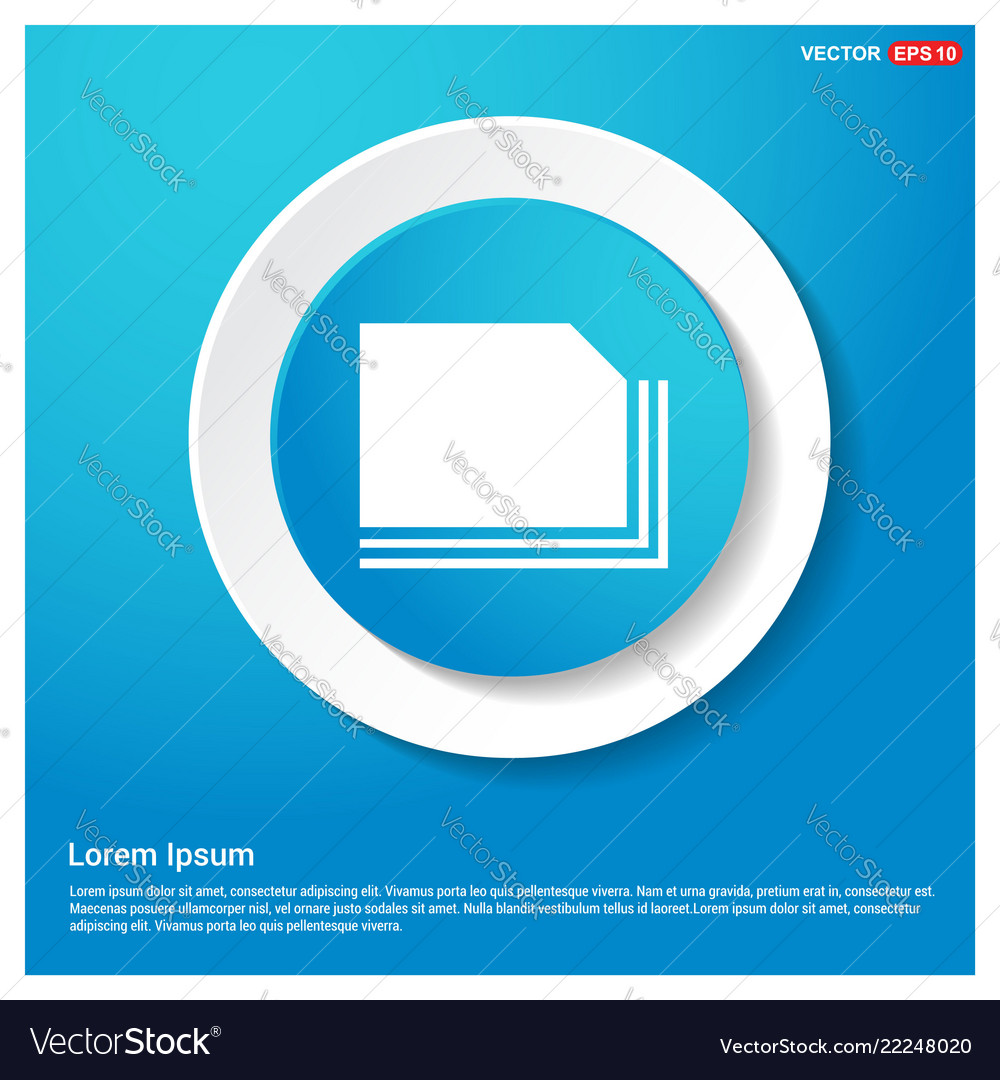 Data folder icon vector image Data folder icon