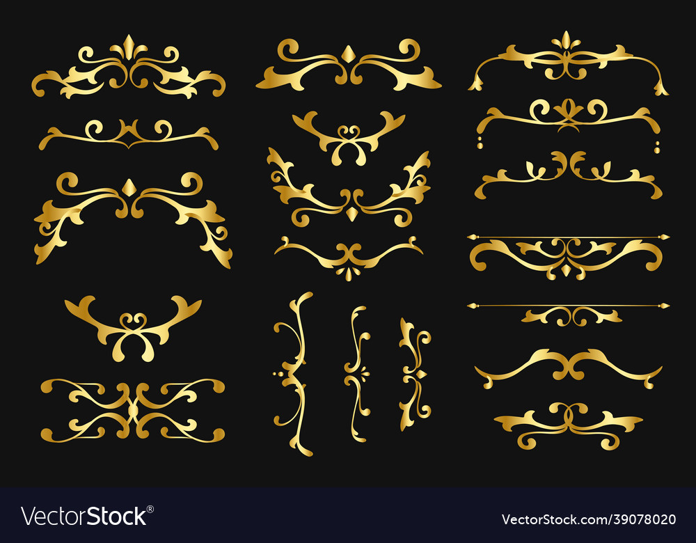 Luxurious Gold Ornaments