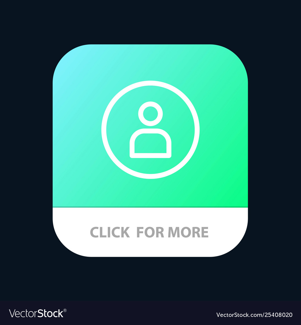 Man worker basic ui mobile app button android vector image Man worker basic ui mobile app button android