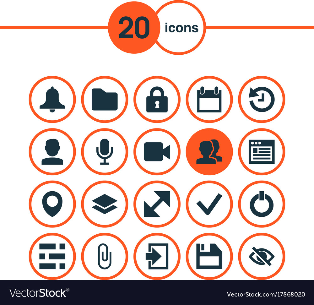 User icons set collection of floppy disk conceal