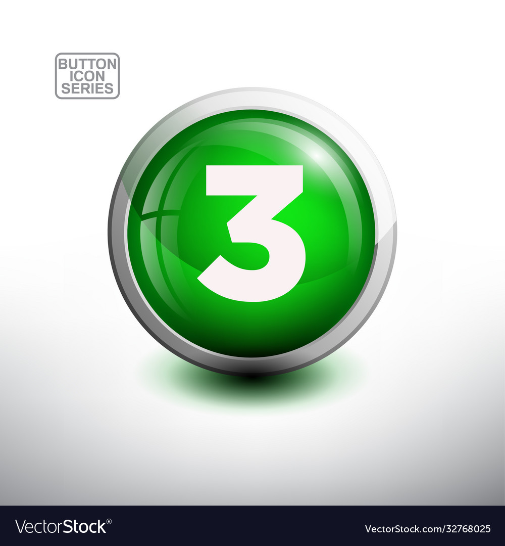 Alphabet in glossy button for web icon Vector Image Alphabet in glossy button for web icon