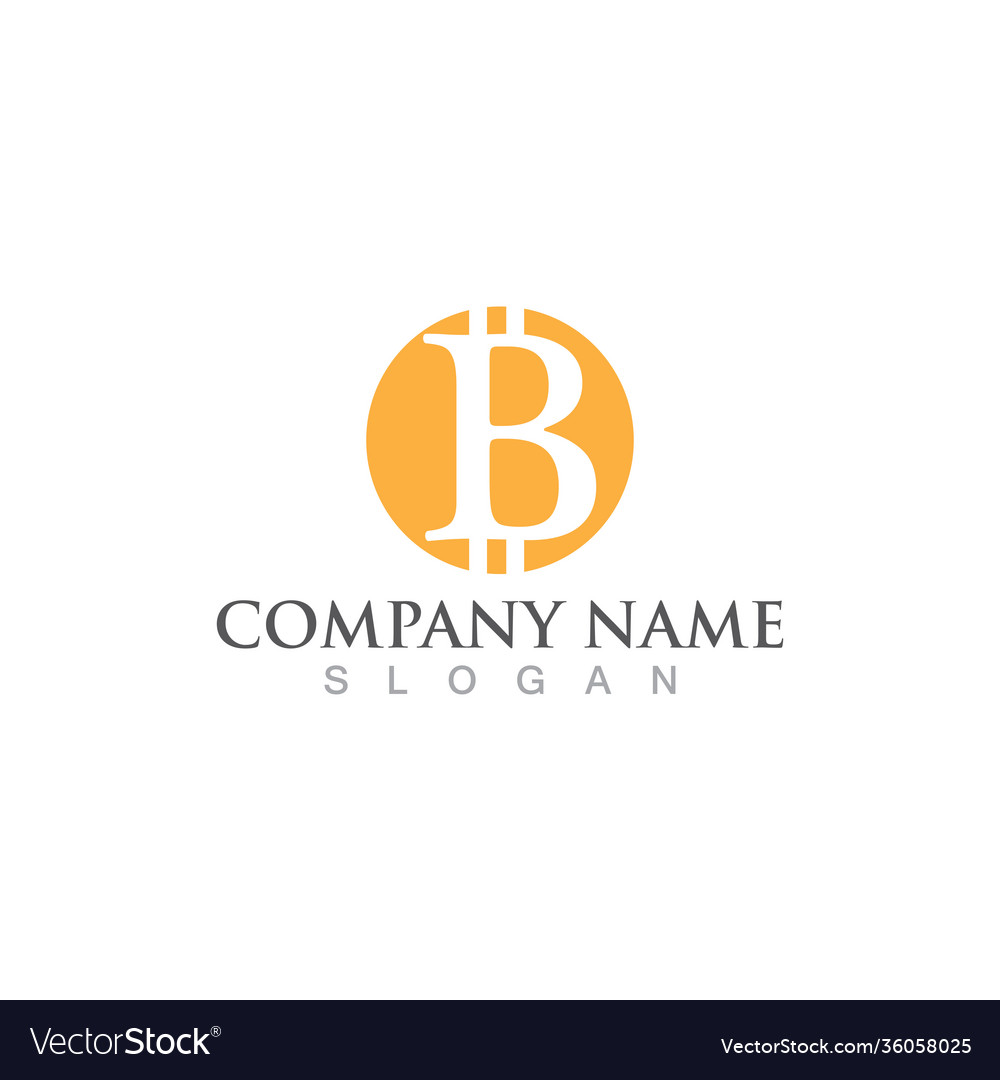 Btc Coin Logo And Symbol Royalty Free Vector Image