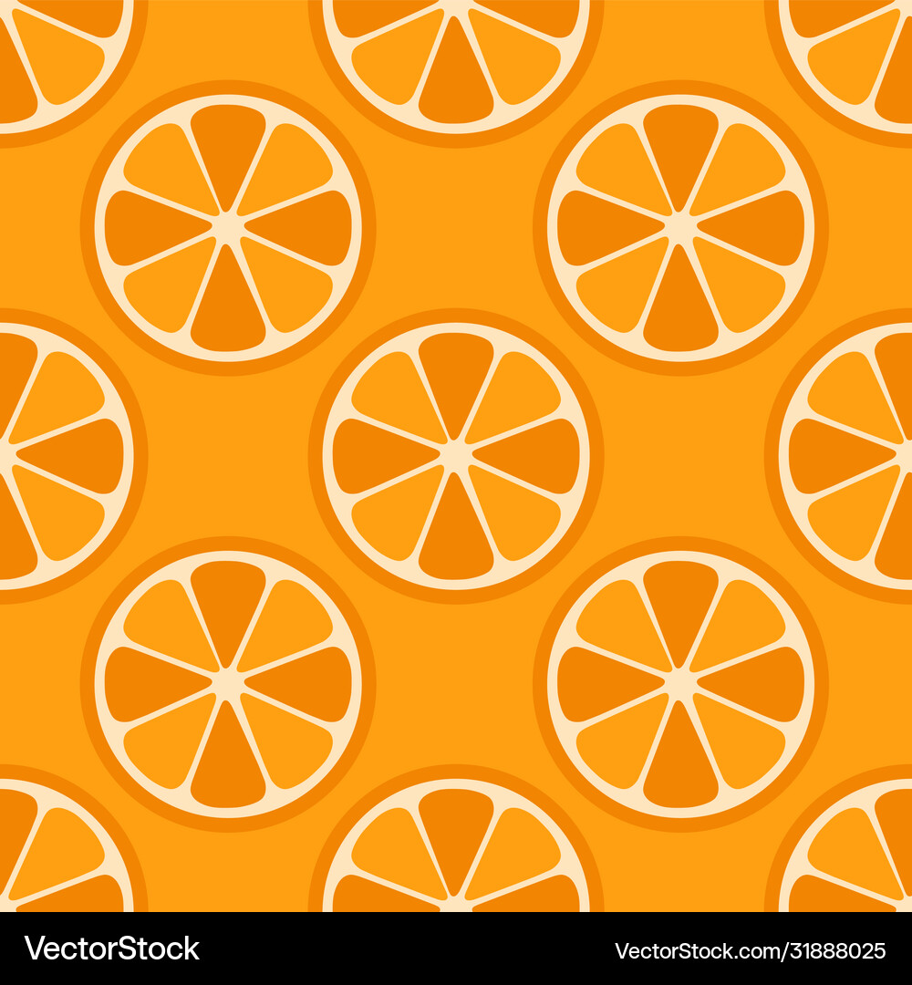 Lemon orange citrus pattern texture background Vector Image