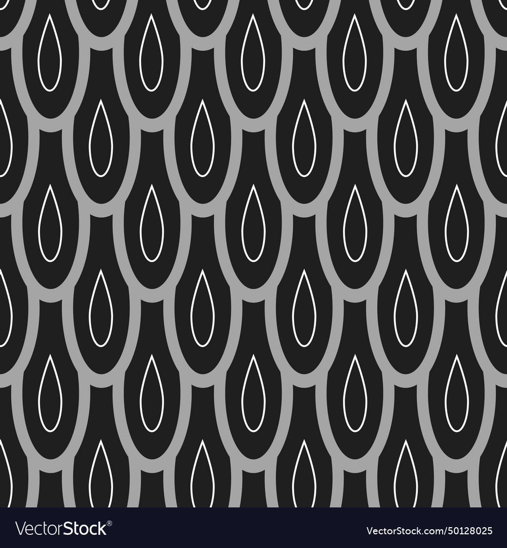 Seamless pattern with oval shaped overlapping