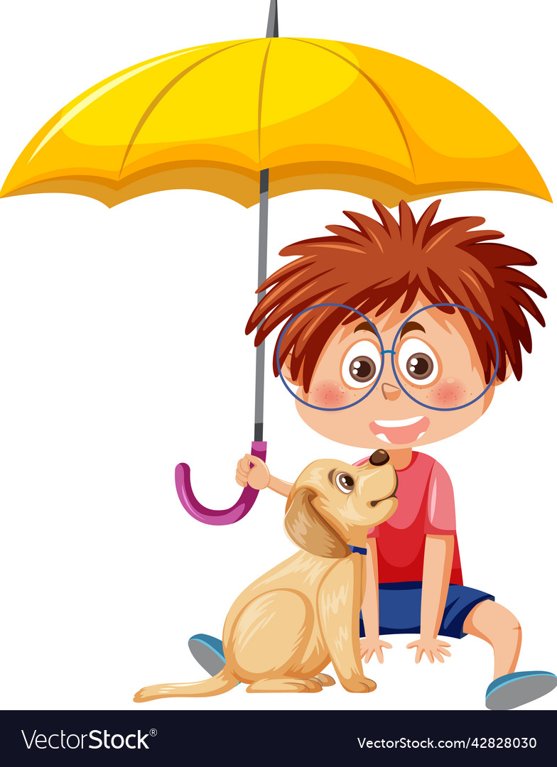 Dog best sale holding umbrella