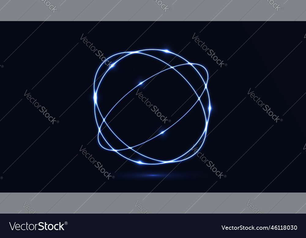 Abstract cosmic dynamic color circle background