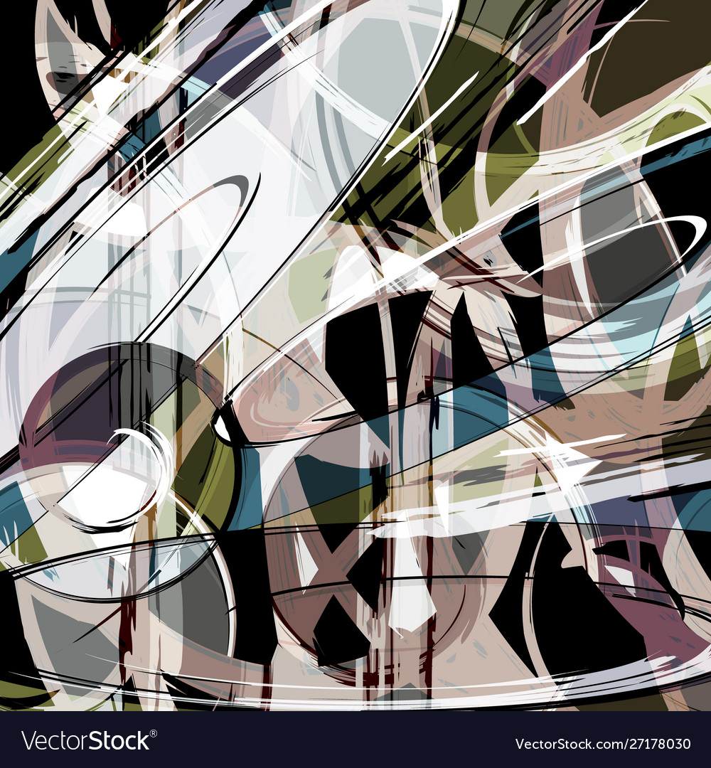 Abstract pattern in style marble stone