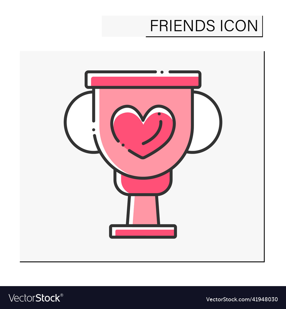 Best friend color icon